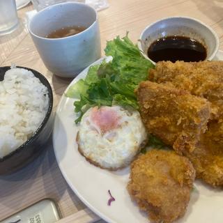 ヒレカツ定食(肴 あわ鷹)