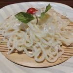 すだちざるうどん(源平うどん)
