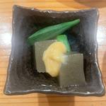 お通し　こんにゃく酢味噌