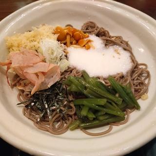 冷し山菜とろろそば