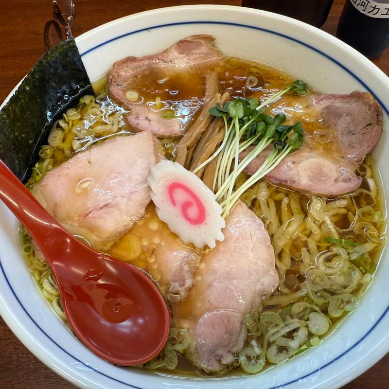 白河焼豚麺、大盛(大勝軒おはこ八千代 本八幡分店)