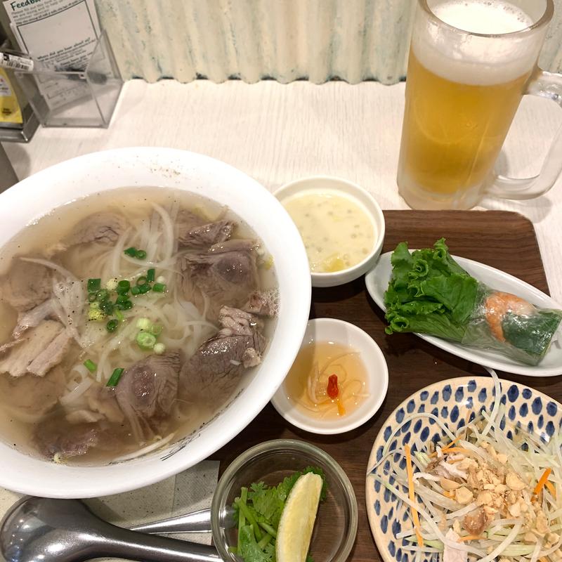 じっくり煮込んだ牛肉のフォー(ベトナム料理 フォーハノイ北千住 Vietnamese Restaurant Pho Hanoi Kita-Senju)