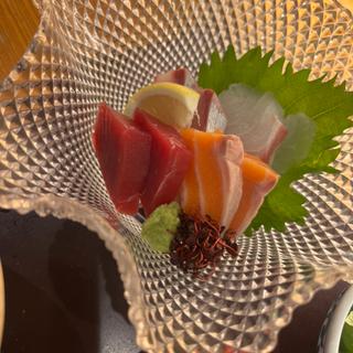刺身盛り合わせ(日楽哩お造り御膳)