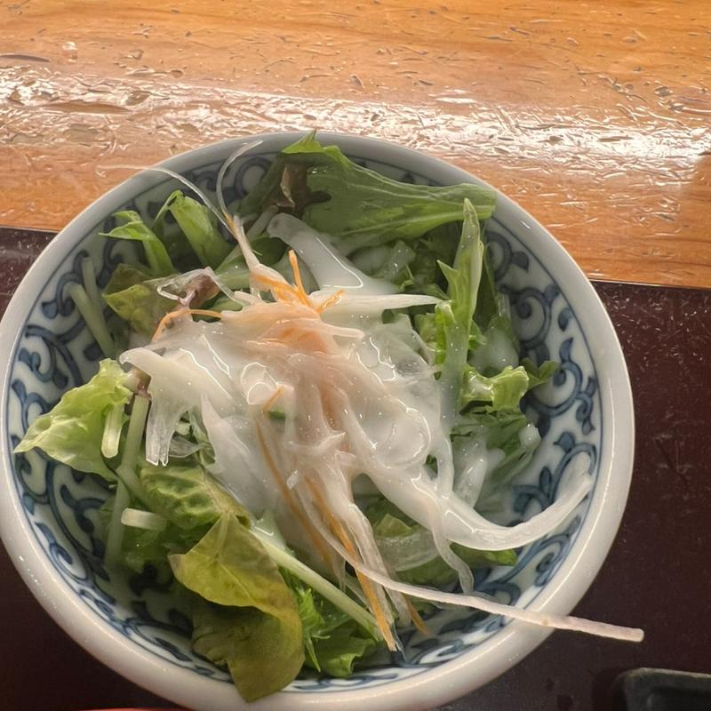 サラダ(日楽哩お造り御膳)(みき日楽哩)