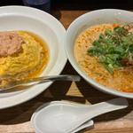 担々麺とカニ玉チャーハンセット