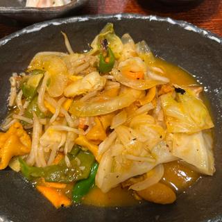 味噌ホルモン炒め
