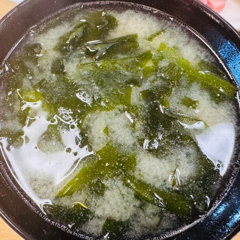 わかめ汁(活魚料理 びんび家)