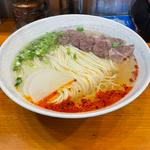 夏の五福蘭州拉麺