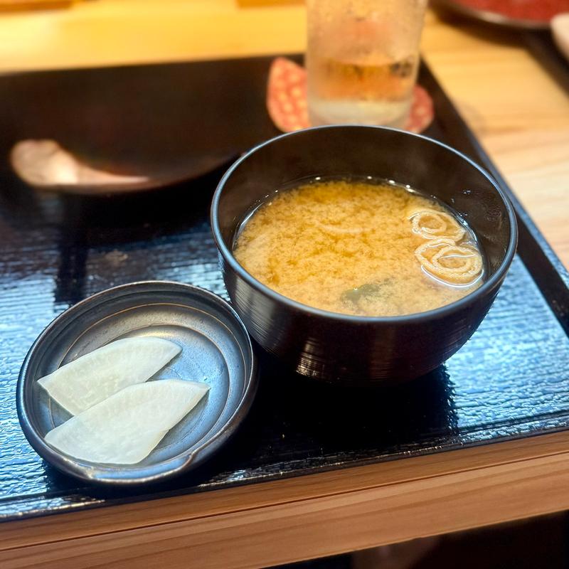 旬の尾道満喫コース　味噌汁(天咲)