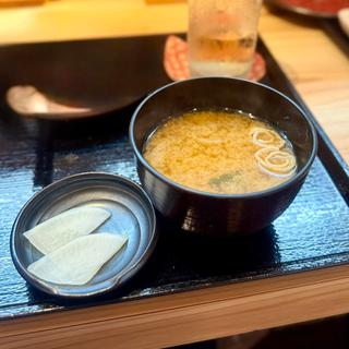 旬の尾道満喫コース　味噌汁