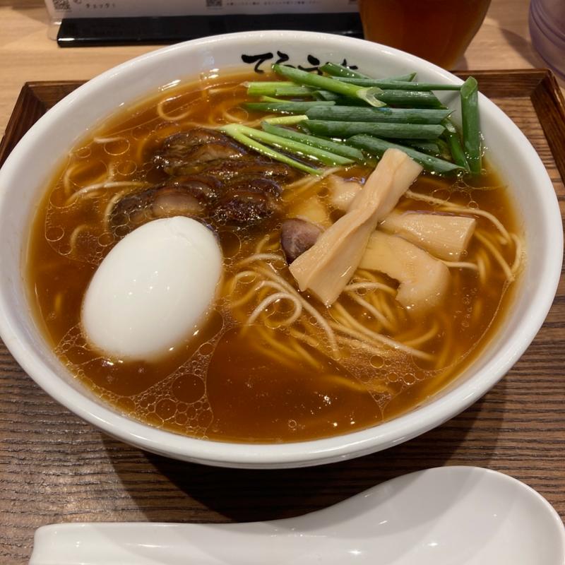 濃口醤油細麺中華そば(磨宝の鶏中華そば てらうち)