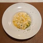 リコッタチーズのピリ辛クリームソース