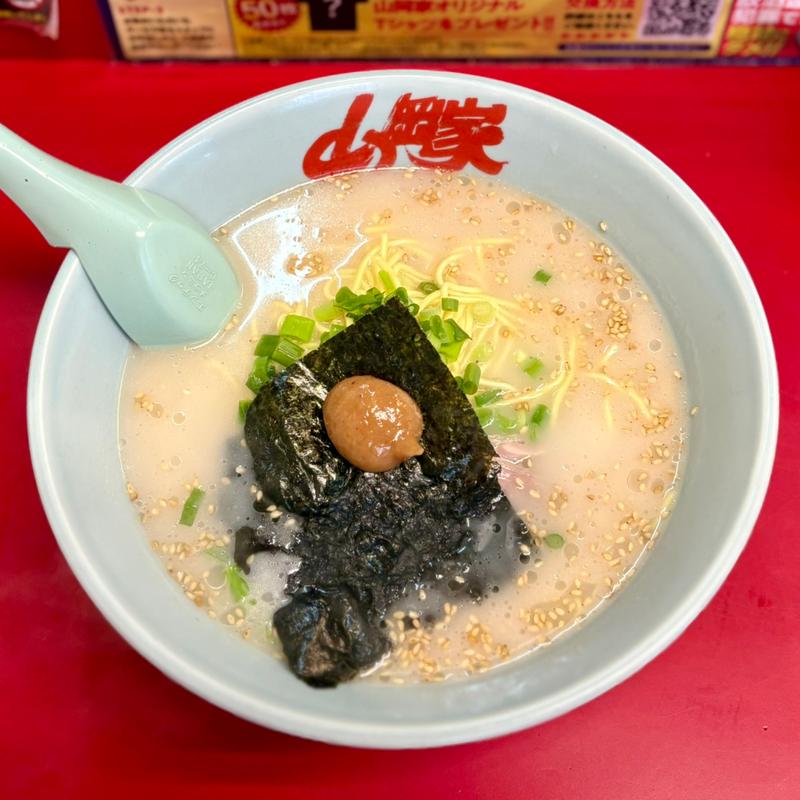 朝ラーメン(ラーメン山岡家 南2条店)