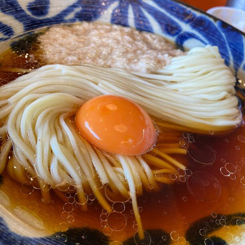 イリコととろろの冷やしラーメン(小野塩元帥)