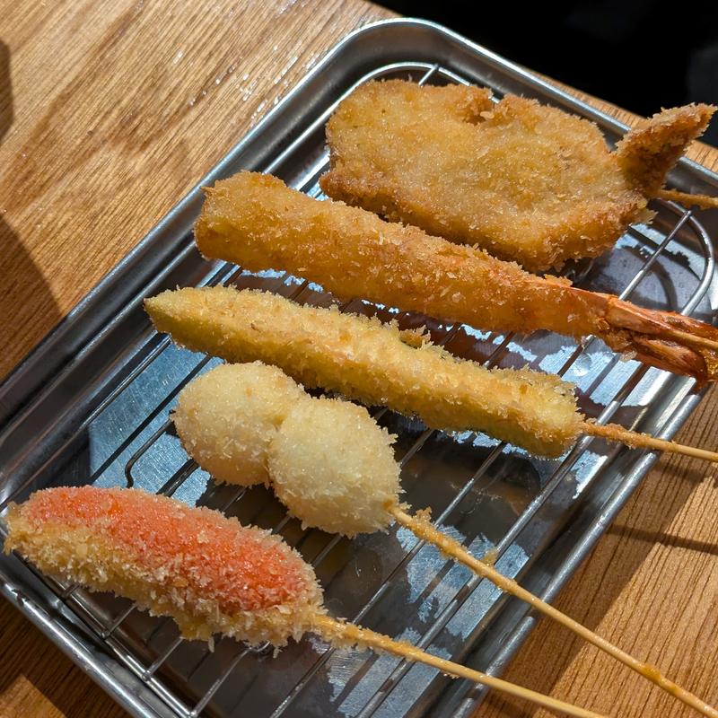 串カツ5点盛り(ニューふくや)