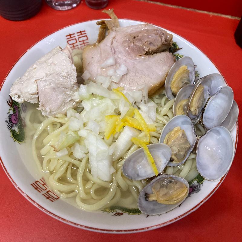 ラーメン半分 冷塩ラーメン(ラーメン二郎 京都店)