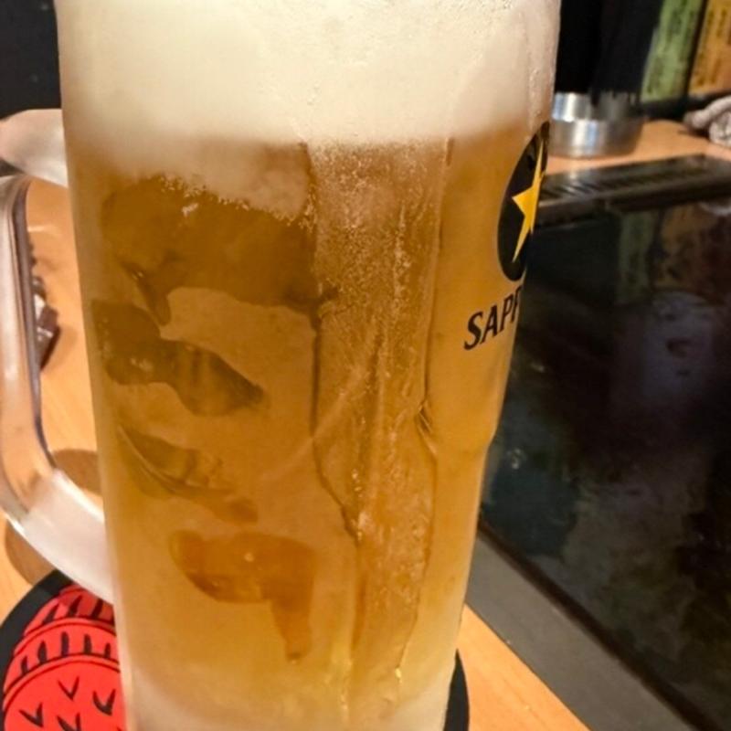 生ビール(海鮮もんじゃ海老蔵)