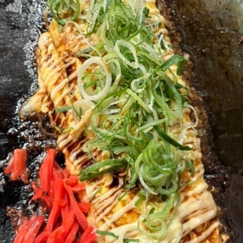 キムチ豚ぺい焼き(海鮮もんじゃ海老蔵)