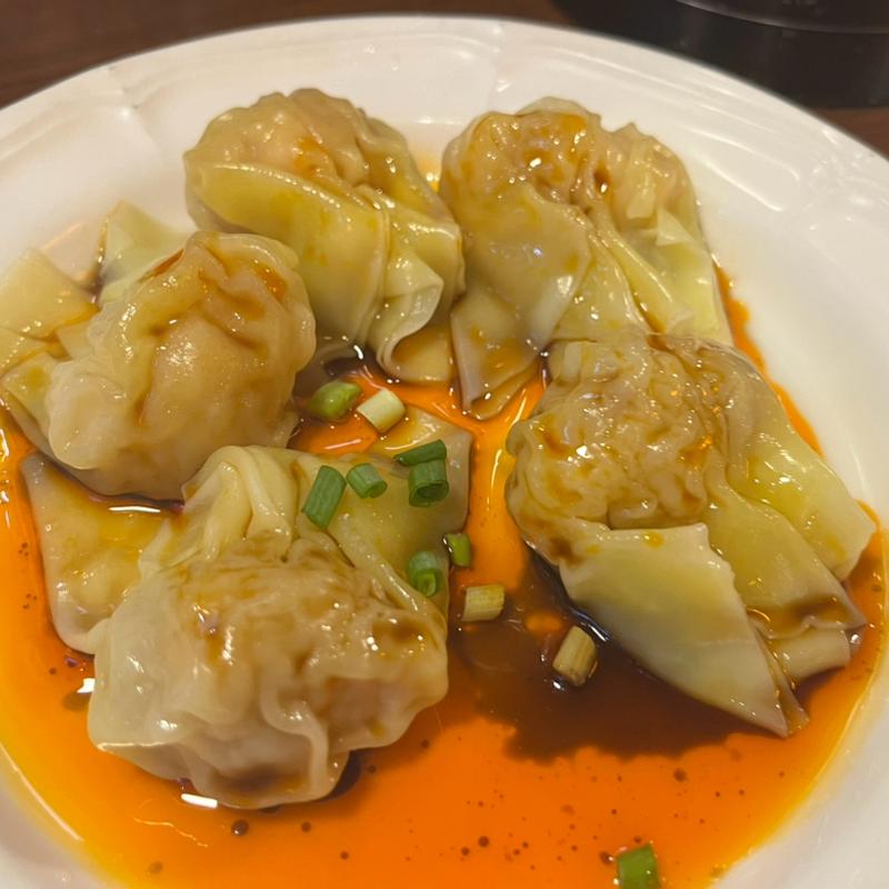 海老ワンタン黒酢ソース(東京餃子軒 船橋店)