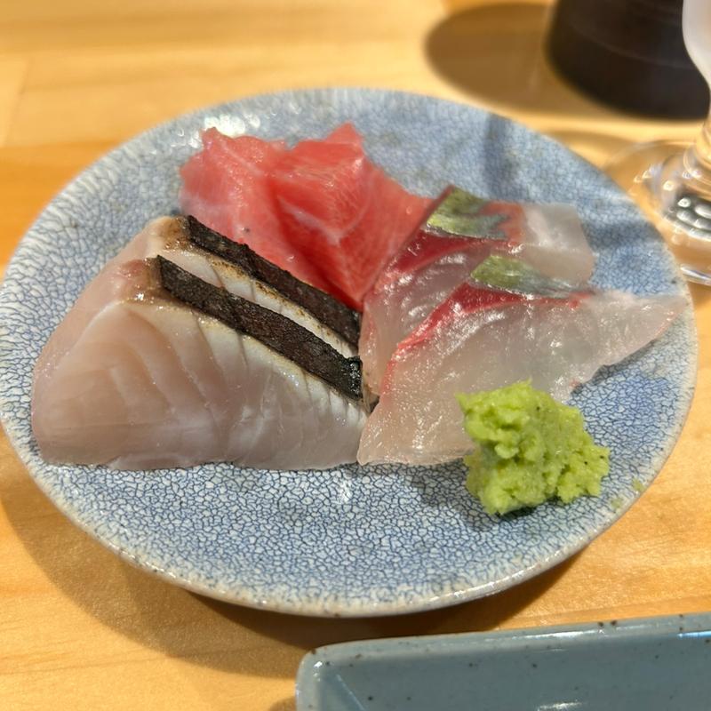 刺身三点盛り(casual割烹 弓木野)