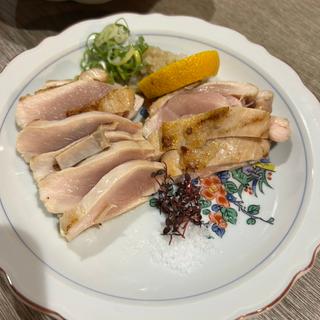 鶏ももと鶏ムネのたたき～おろしポン酢～(炭火焼鳥ハチイチ)