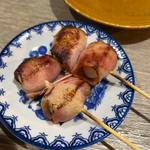 うずらベーコン(炭火焼鳥ハチイチ)