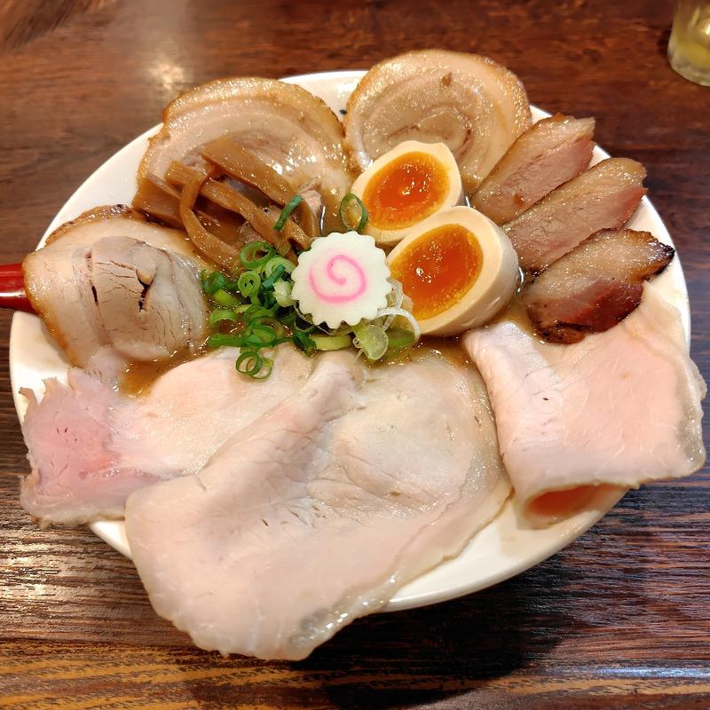 熟成＋ﾁｬｰｼｭｰ＋味玉(麺や 紡)