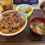 牛丼+サラダセット