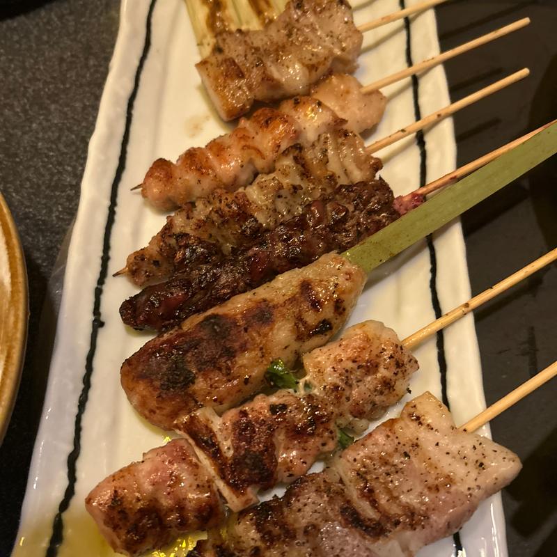 焼き鳥盛り合わせ8種(焼鳥・串カツ＆飲み放題 たま南1条店)