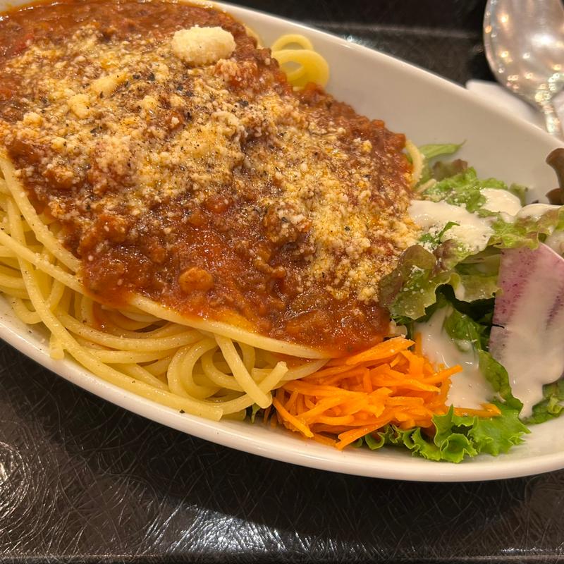 ミートソースパスタ(カフェノリータ アトレ川崎店)