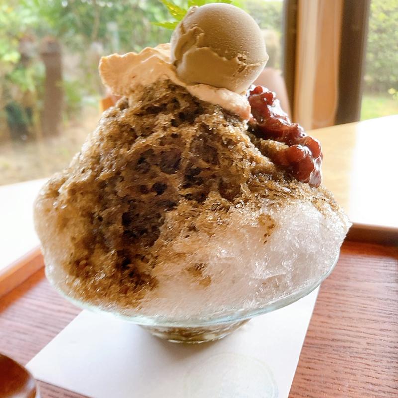 ほうじ茶杏仁(安藝の國　茶房　庭テラス)