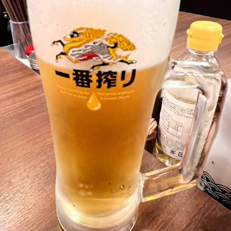 生ビール(焼鳥日高 小田原店)
