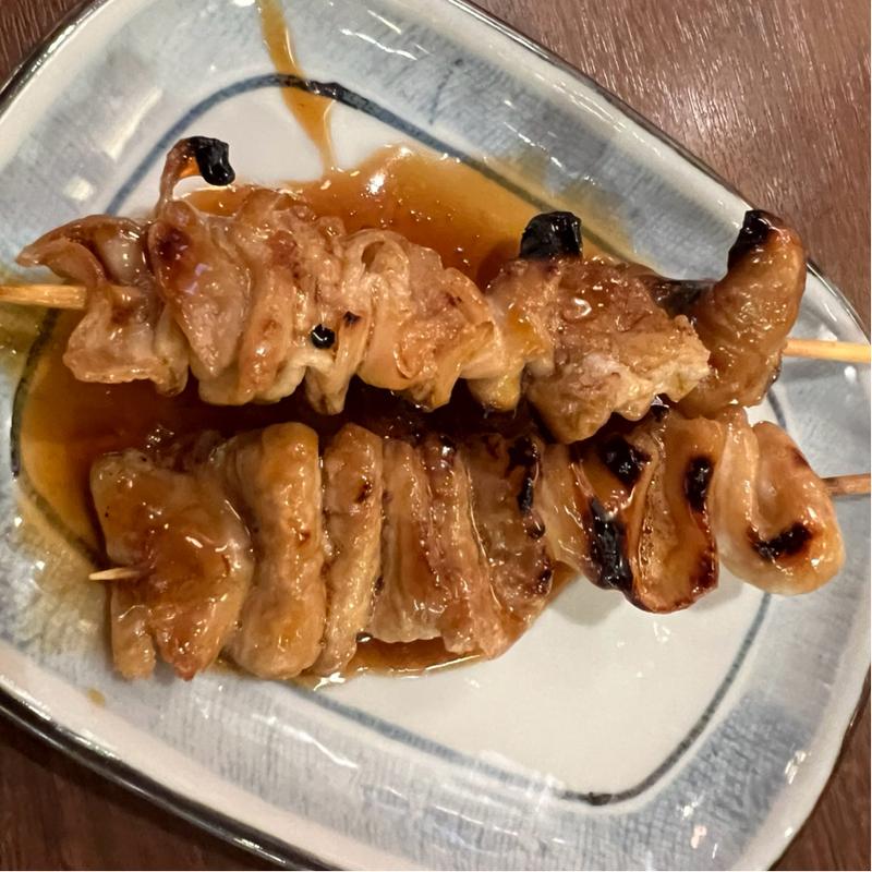 鶏皮（たれ）(焼鳥日高 小田原店)