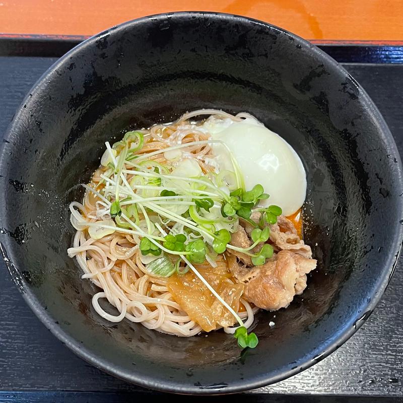 坦々風冷しそば(ゆで太郎 入船店)