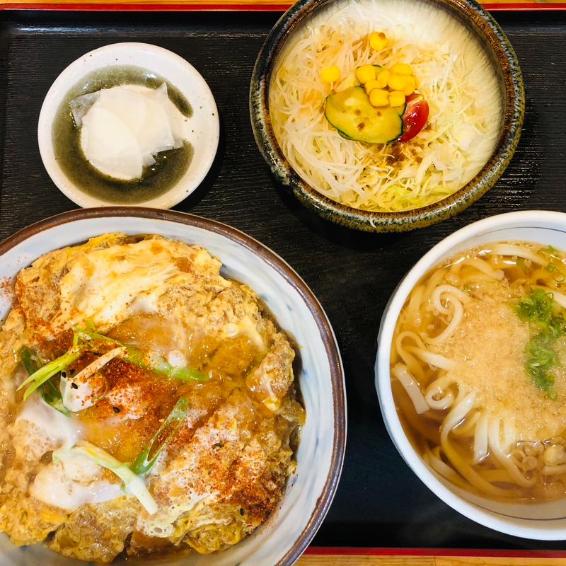 かつ丼セット(麺処 照和)
