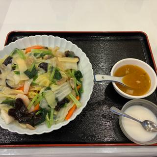 海鮮あんかけ焼きそば