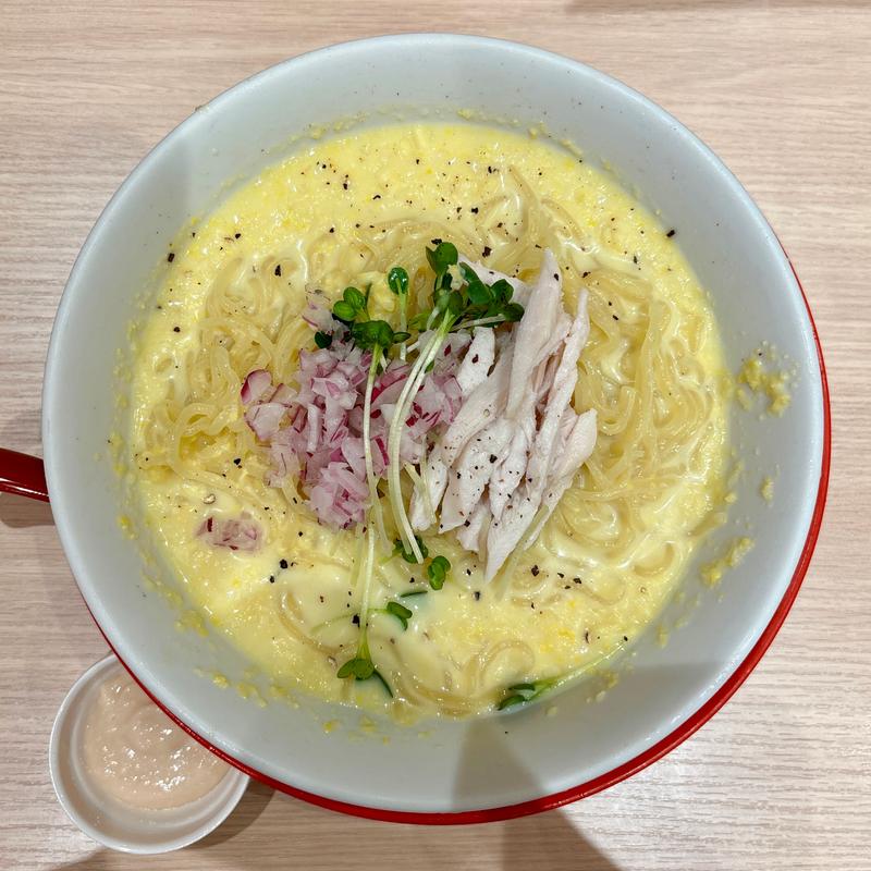 とうきびの冷やし麺～酒粕添え～(七彩飯店)