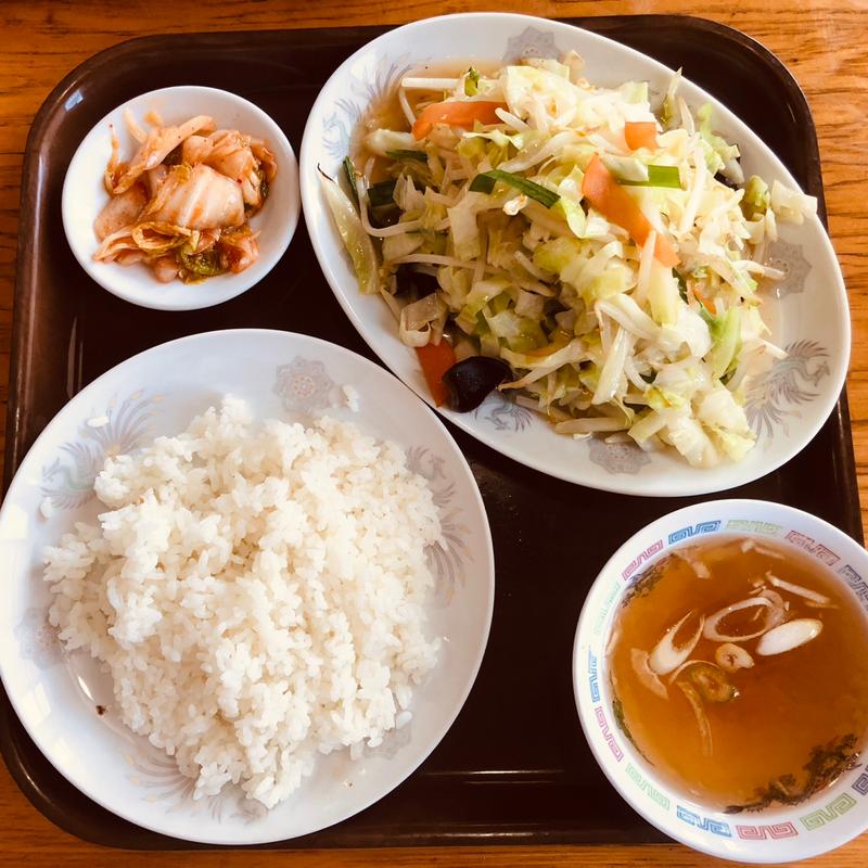 野菜炒め定食(五差路)