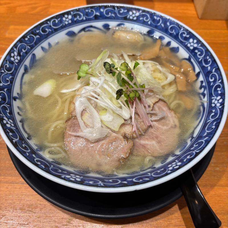 貝・鶏・魚の冷やし塩ラーメン(中村商店 京都拉麺小路店)
