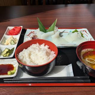 イカの刺身定食(漁師飯 番屋)