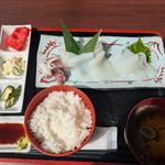 イカの刺身定食