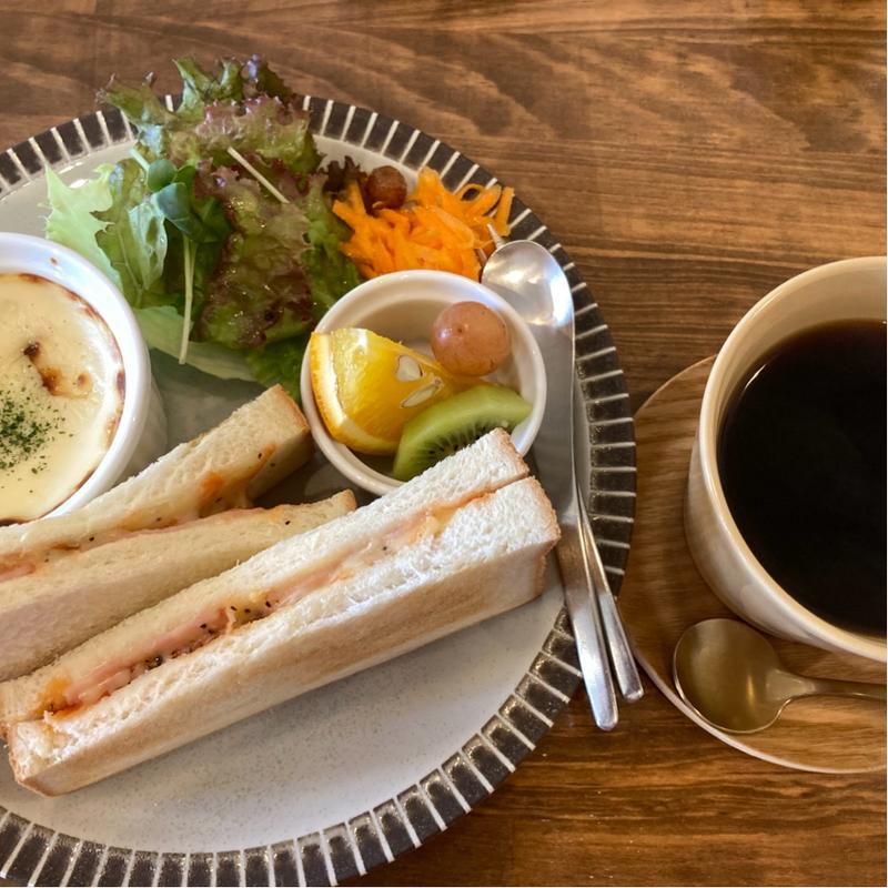 Bセット(たまごサンド)(Shiki 〜サイフォンコーヒーとごはん〜)