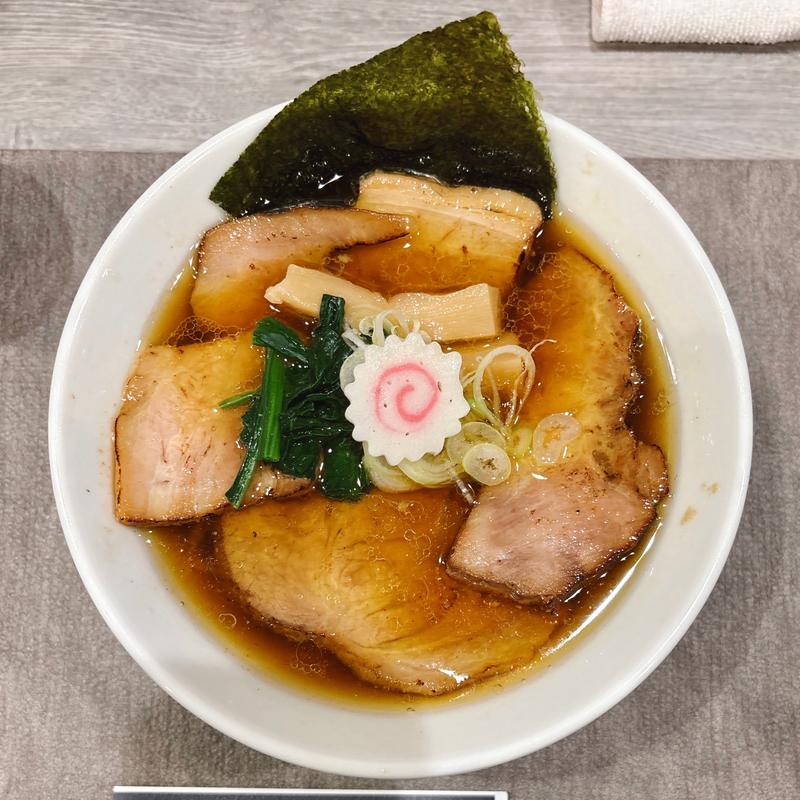 醤油チャーシュー麺(手打ち 蓮)