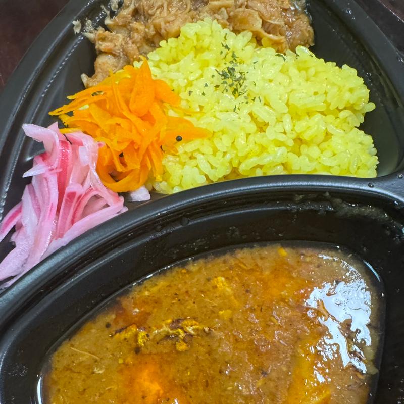 無水チキン＆サバトマトカレー(スパイスカレー屋 パンくんのカレー)