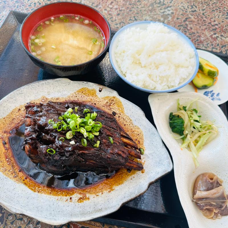 ハーモニカ定食(鶴亀の湯・鶴亀食堂)