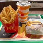 チーズチーズダブルチーズバーガーセット