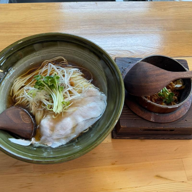 醤油煮干そば 釜めしセット(華塩)