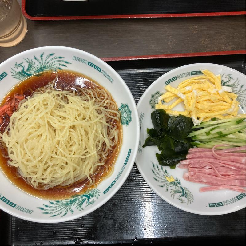 黒酢しょうゆ　冷やし麺(日高屋 経堂農大通店)