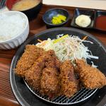 スタミナレバカツ定食