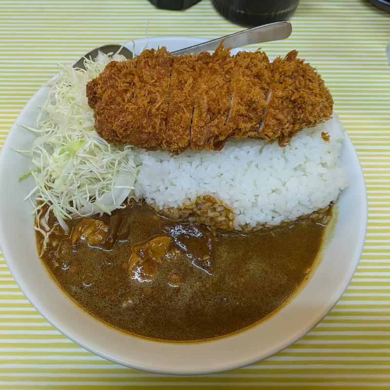 ロースかつカレーライス大盛(とんかつ檍のカレー屋いっぺこっぺ)